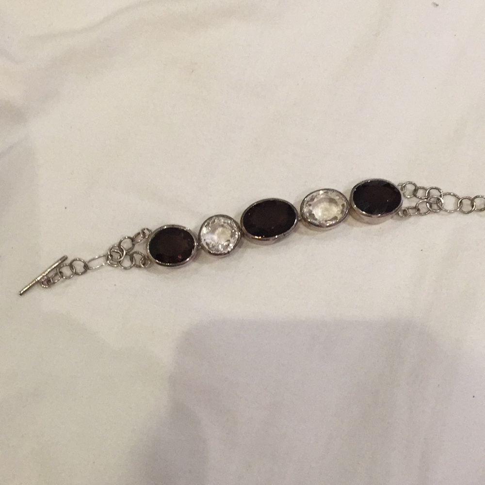 Dark topaz bracelet